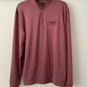 Johnnie-O Quarter Zip Seminole Legacy Golf Club